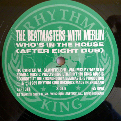 The Beatmasters With Merlin - Who's In The House (12")