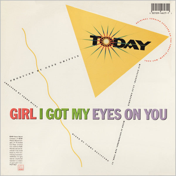Today - Girl I Got My Eyes On You (12", Single)