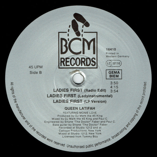 Queen Latifah : Ladies First / Come Into My House (2x12", Maxi, Gat)