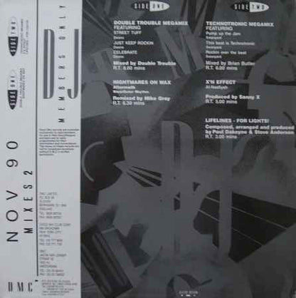 Various - November 90 - Mixes 2 (12", P/Mixed)