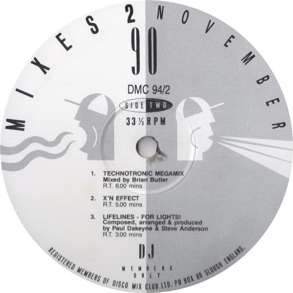 Various - November 90 - Mixes 2 (12", P/Mixed)
