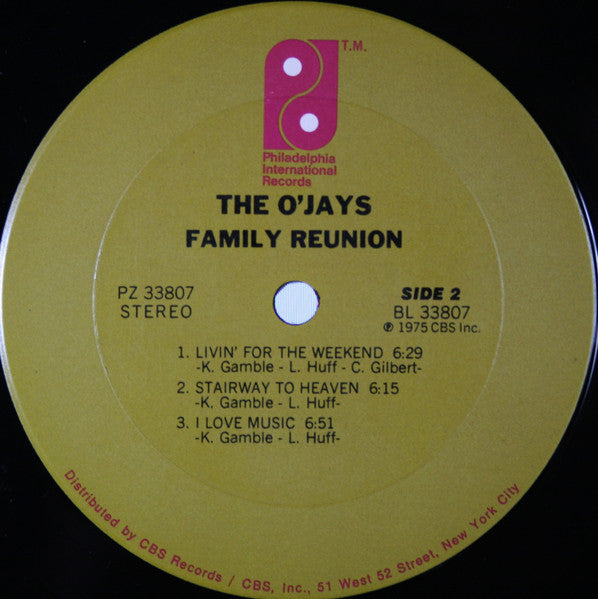 The O'Jays - Family Reunion (LP, Album, Ter)