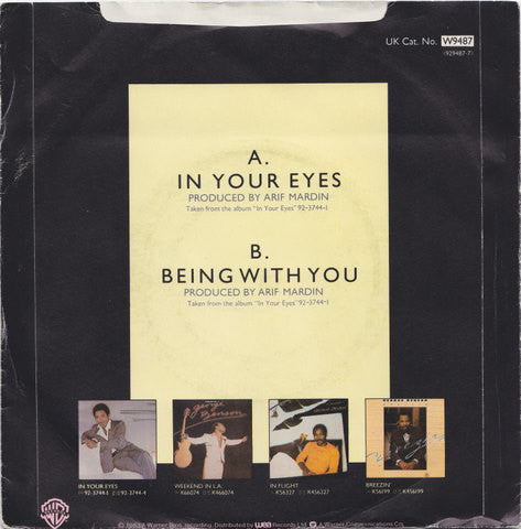 George Benson - In Your Eyes (7", Single)