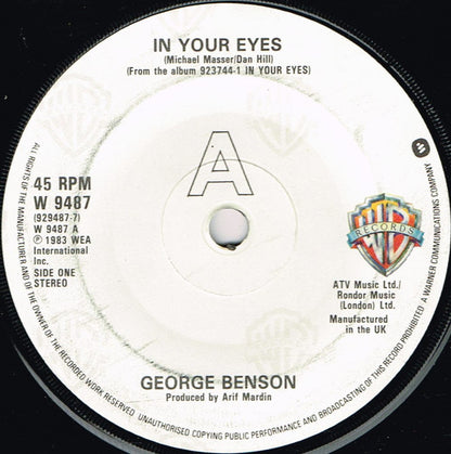 George Benson - In Your Eyes (7", Single)