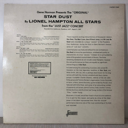 Lionel Hampton All Stars - The “Original” Lionel Hampton Stardust (LP, RE)