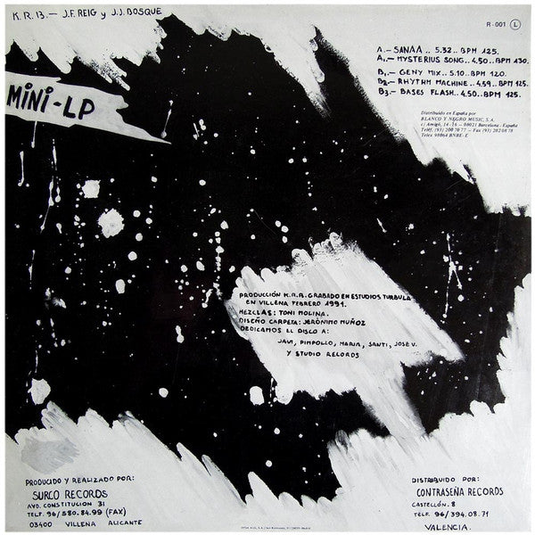 K.R.B. - Sanaa (12", MiniAlbum)