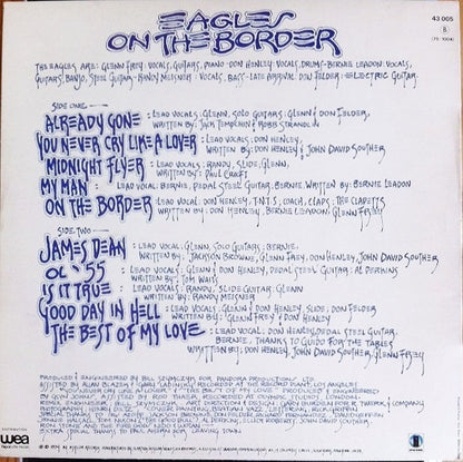 Eagles - On The Border (LP, Album)