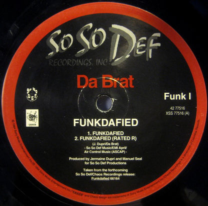 Da Brat - Funkdafied (12", Single)