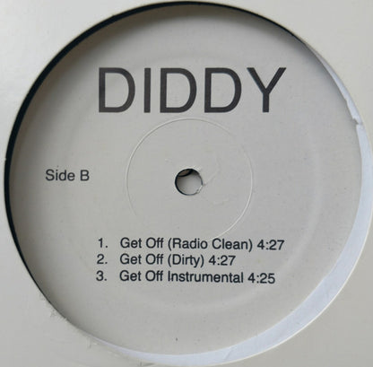 Diddy* - Come To Me / Get Off (12")