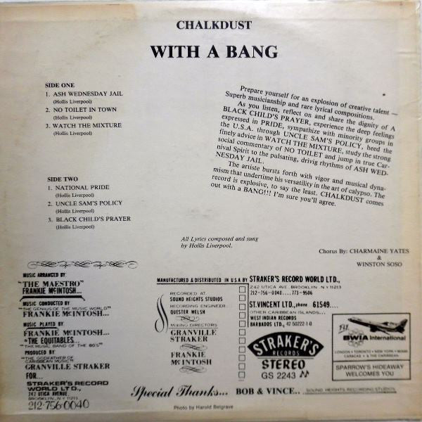 Chalkdust (2) : With A Bang (LP, Album)