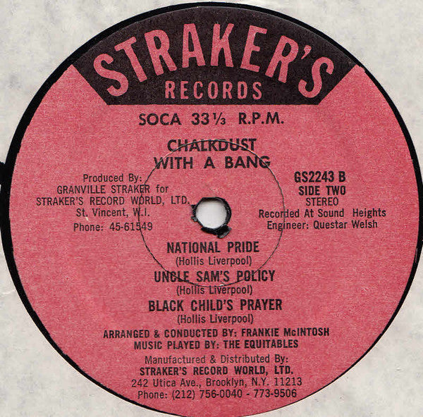 Chalkdust (2) : With A Bang (LP, Album)