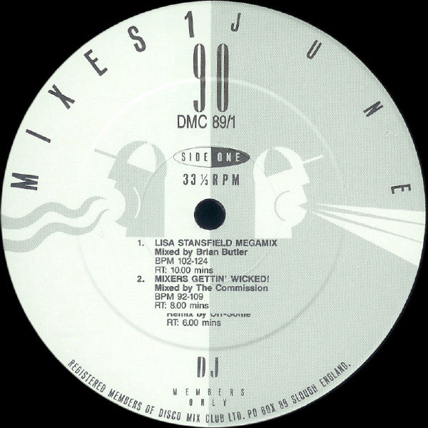 Various - June 90 - Mixes 1 (12", P/Mixed)