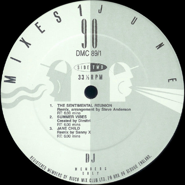Various - June 90 - Mixes 1 (12", P/Mixed)
