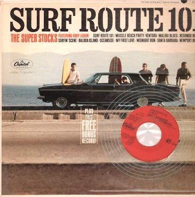 The Super Stocks Featuring Gary Usher : Surf Route 101 (LP, Mono + 7")