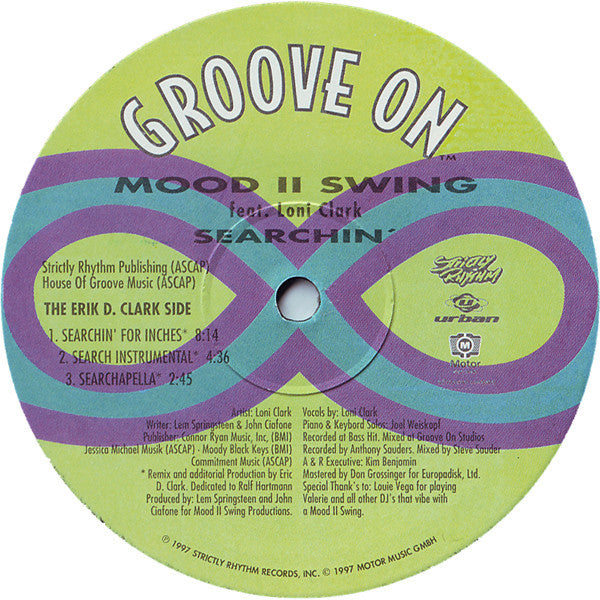 Mood II Swing Feat. Loni Clark : Searchin' (12")