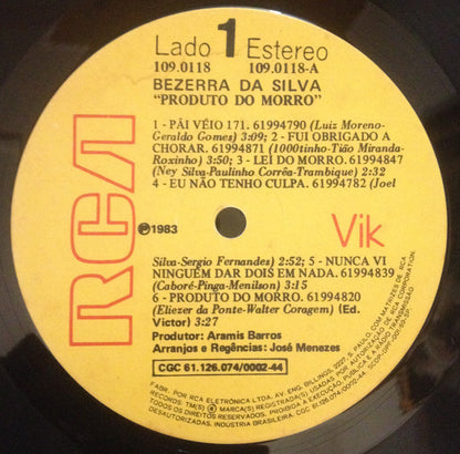 Bezerra Da Silva - Produto Do Morro (LP, Album)