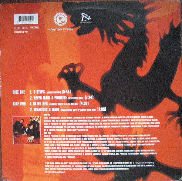 Dru Hill : 5 Steps (12", Single)