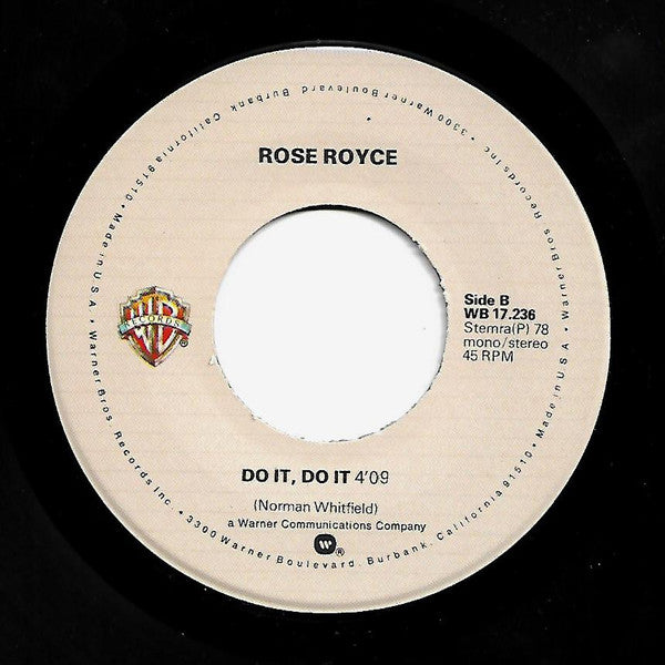 Rose Royce : Love Don't Live Here Anymore (7", Single, Bla)