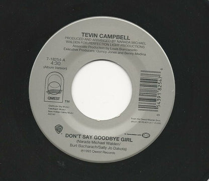 Tevin Campbell : Don't Say Goodbye Girl (7", Single)