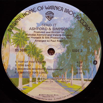 Ashford & Simpson - Send It (LP, Album, Win)