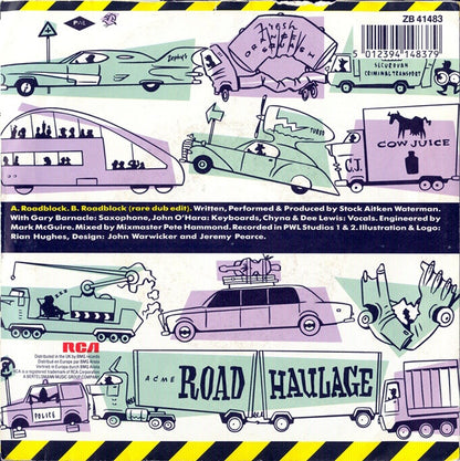 Stock Aitken Waterman* : Roadblock (7", Single)