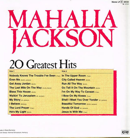 Mahalia Jackson - 20 Greatest Hits (LP, Comp)