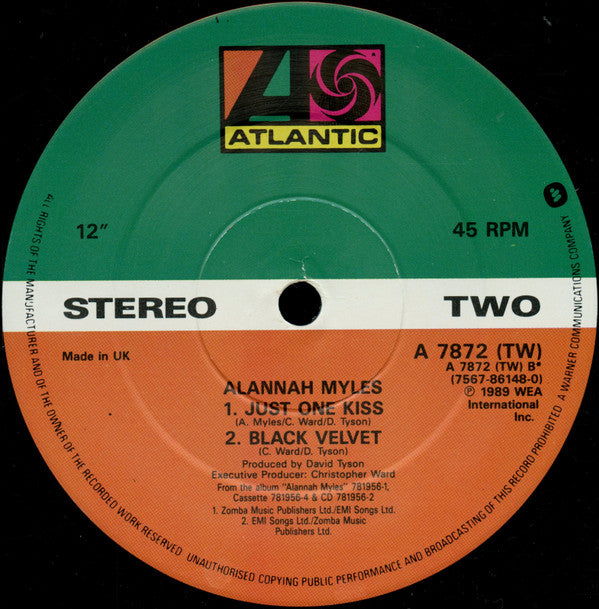 Alannah Myles - Lover Of Mine (12", Pos)