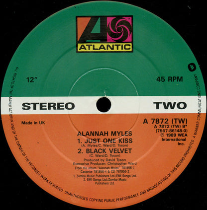 Alannah Myles - Lover Of Mine (12", Pos)