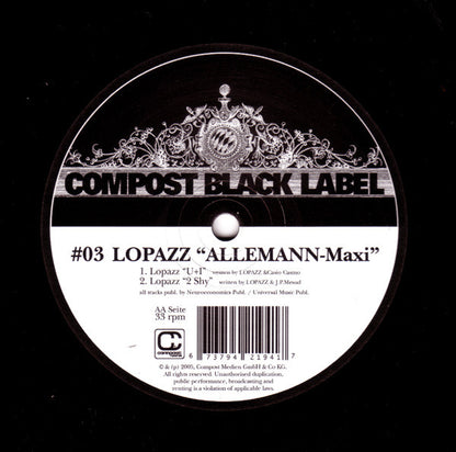 Lopazz - Allemann-Maxi (12")