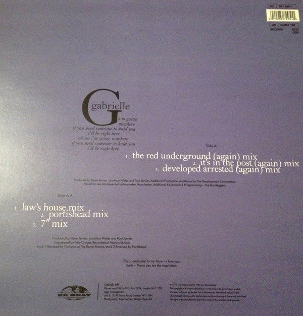 Gabrielle : Going Nowhere (12")