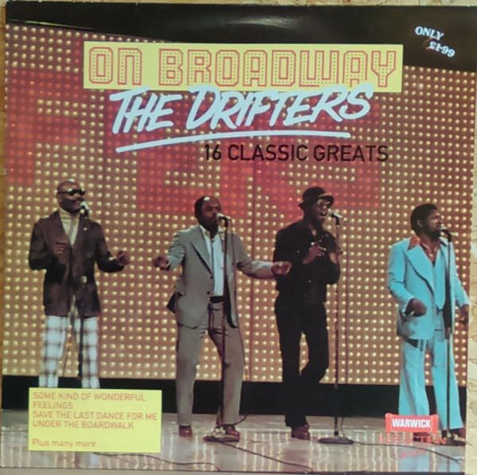 The Drifters : On Broadway - 16 Classic Greats (LP, Comp)