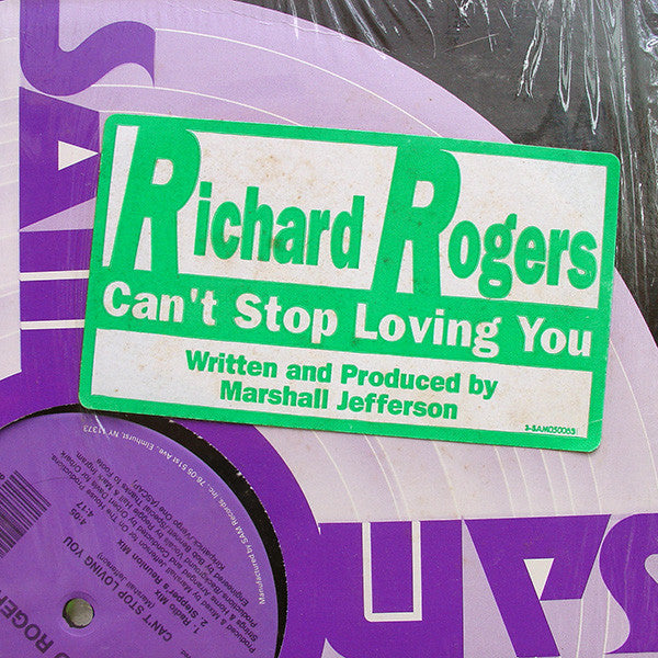 Richard Rogers : Can't Stop Loving You (12")