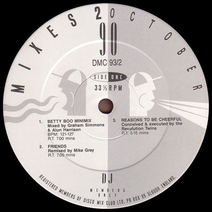 Various - October 90 - Mixes 2 (12", P/Mixed)