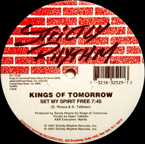 Kings Of Tomorrow : Set My Spirit Free (12")