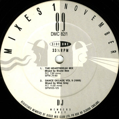 Various : November 89 - Mixes 1 (12", P/Mixed)
