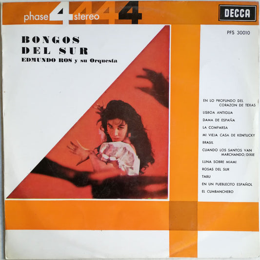 Edmundo Ros & His Orchestra : Bongos Del Sur (LP, Album)