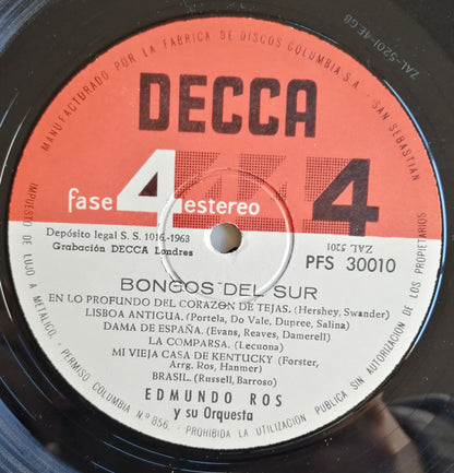 Edmundo Ros & His Orchestra : Bongos Del Sur (LP, Album)