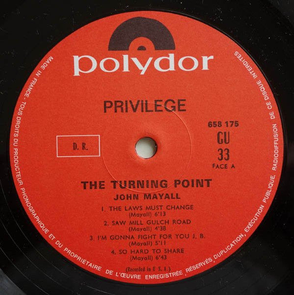 John Mayall - The Turning Point (LP, Album)