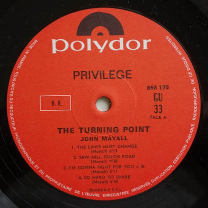 John Mayall - The Turning Point (LP, Album)