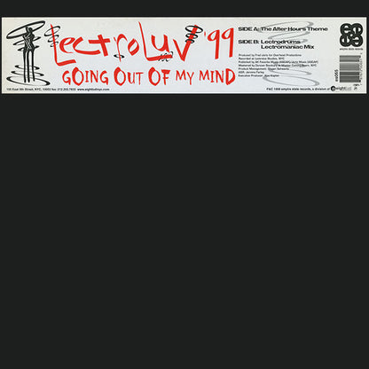 Lectroluv : Going Out Of My Mind (12")