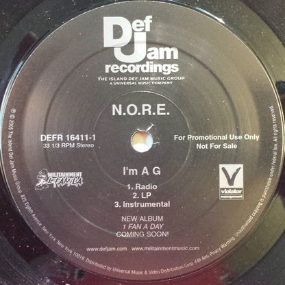 N.O.R.E. - I'm A G (12", Promo)