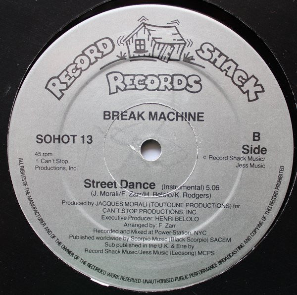 Break Machine - Street Dance (12")