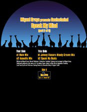 Miguel Graça Presents Soulnotmind : Speak My Mind (12", 3/3)