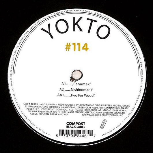 Yokto - Panamax / Two for Wood (12")