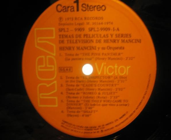 Henry Mancini And His Orchestra : Temas De Películas Y Series De Televisión De Henry Mancini (2xLP, Comp, Gat)