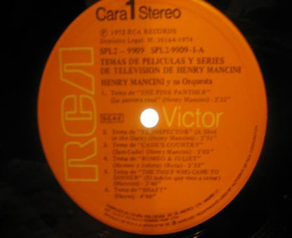 Henry Mancini And His Orchestra : Temas De Películas Y Series De Televisión De Henry Mancini (2xLP, Comp, Gat)