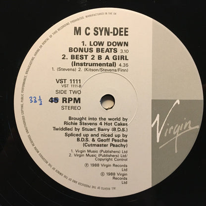 Syndee : Best 2 B A Girl (12")