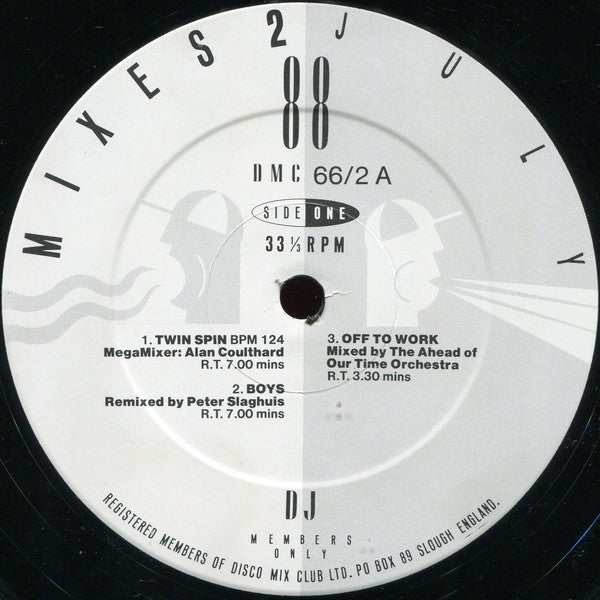 Various - July 88 - Mixes 2 (12", P/Mixed)