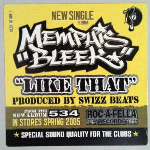 Memphis Bleek - Like That (12", Single, Promo)