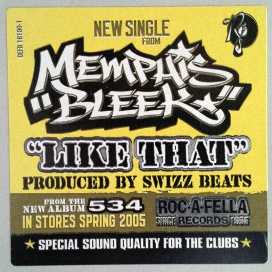 Memphis Bleek - Like That (12", Single, Promo)